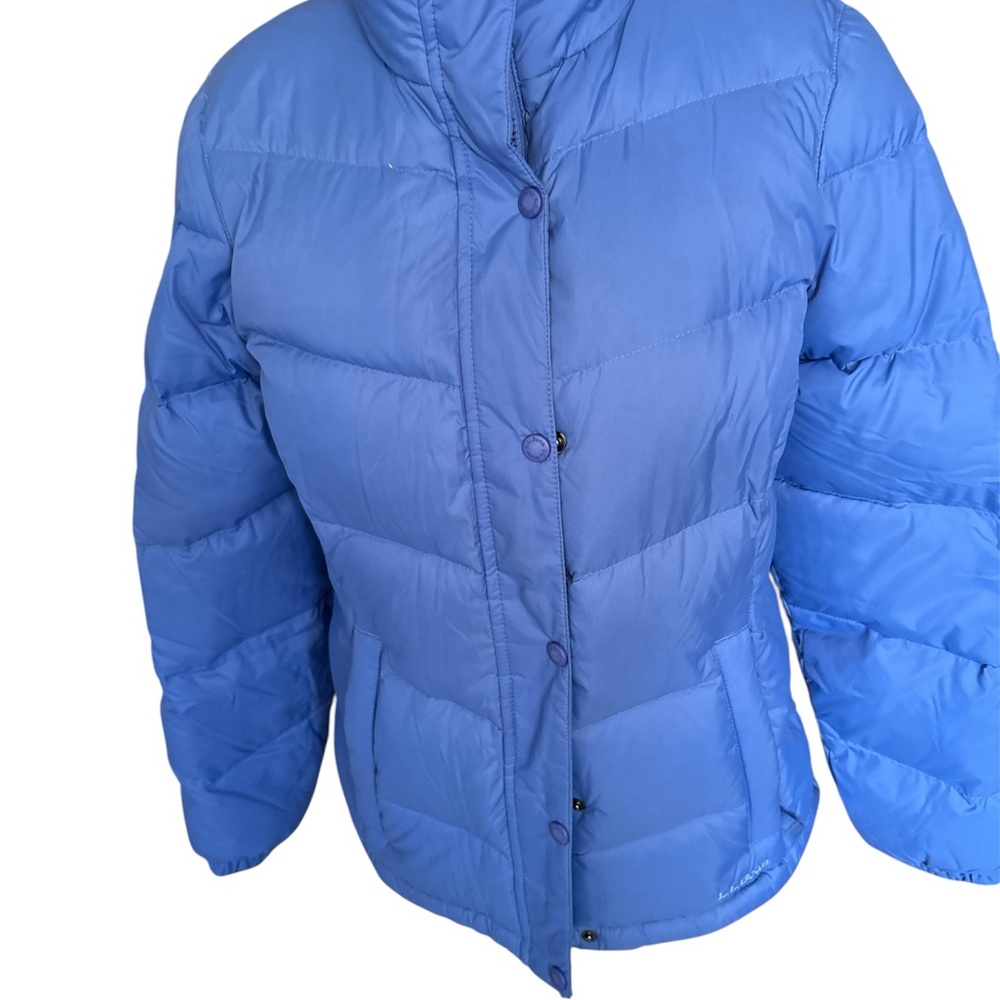 L.L.Bean Full Zip Goose Down Blues Size S Puffer Jacket